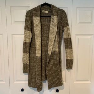 Super Cozy, Long, Open Sweater